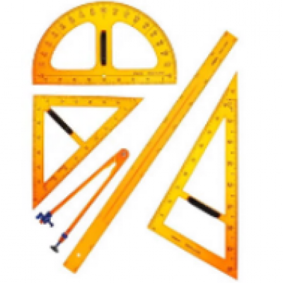 1169 - 5-piece chalkboard drawing tool set