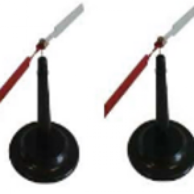 1208 - Magnetic needles on stands (pair) 